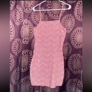 Vintage Red and White Floral Dress